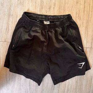 Men’s Black Gymshark Shorts, Size Small